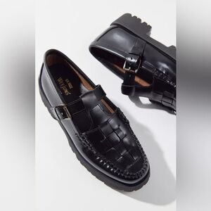 G.H.BASS Fisherman Mary Jane Weejuns Loafer - black 11